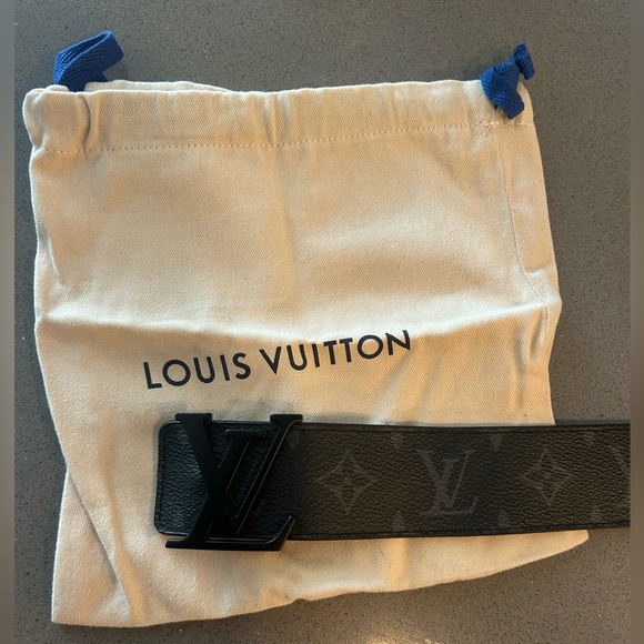 Louis Vuitton 40MM Black Matte Belt - Picture 1 of 7